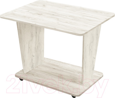 Журнальный столик Артём-Мебель Астерикс СН-126.02 (дуб крафт белый)