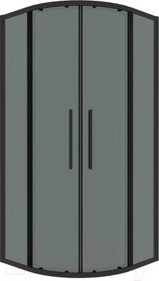Душевой уголок Grossman Cosmo 80x80x195 / 301.K33.02.8080.21.10 (черный матовый/тонированное стекло)
