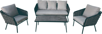 Комплект садовой мебели Garden Story Фокси / GS057 (антрацит/серый)