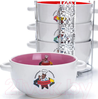 Набор чаш бульонных Loraine 27317