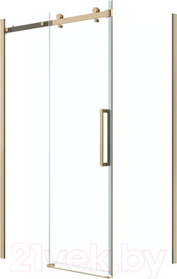 Душевой уголок Grossman Classic 120x80x195 / 120.K33.04.1280.32.00 (золото сатин/прозрачное стекло)