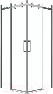 Душевой уголок Grossman Classic 90x90x195 / 300.K33.04.9090.10.00 (хром/прозрачное стекло)
