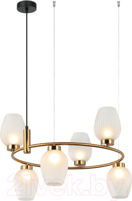 Люстра Евросвет 30183/6 (латунь)