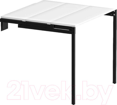 Обеденный стол Макс Стайл W960 3 полки (Egger белый классический W960 ST7)