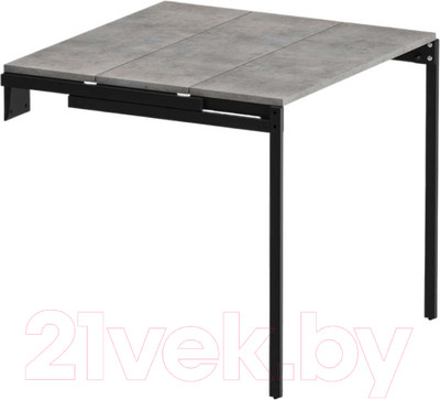 Обеденный стол Макс Стайл U732ST9 3 полки (Egger бетон чикаго светло-серый F186 ST9)