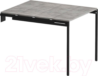 Обеденный стол Макс Стайл U732ST9 4 полки (Egger бетон чикаго светло-серый F186 ST9)