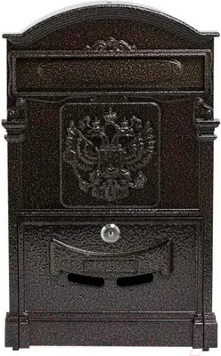 Почтовый ящик Аллюр Герб №4011 (бронзовый)
