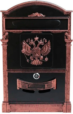 Почтовый ящик Аллюр Герб №4011В (старая медь)