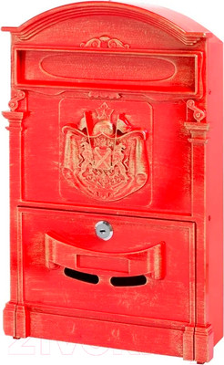 Почтовый ящик Аллюр №4010В (антик красный)