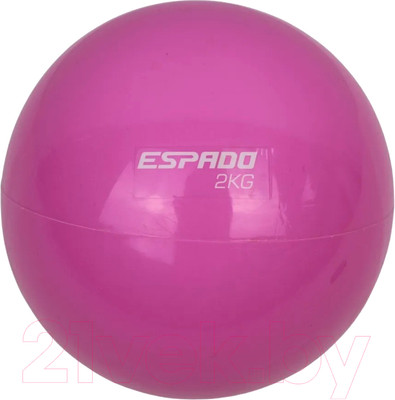 Медицинбол Espado ES-002 (2кг, розовый)