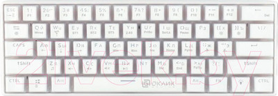 Клавиатура Оклик K763W (белый)