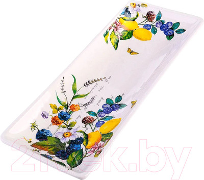 Блюдо Loraine Лесные ягоды с лимонами 60157