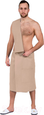Килт для бани АртПостель Мужской (бежевый)