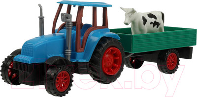Трактор игрушечный Технодрайв С прицепом / 2209A0318-R