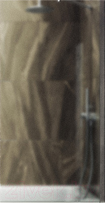 Стеклянная шторка для ванны MaybahGlass MGV-92-5ш (сатин стекло/хром матовый)