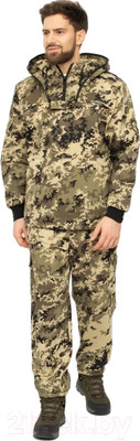 Костюм для охоты и рыбалки Huntsman Антигнус Эконом летний Смесовая Чаща (р-р 44-46/170-176)