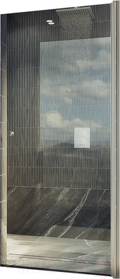 Душевая дверь MaybahGlass 198x60 / MGD-797-5 (прозрачное стекло/хром матовый)