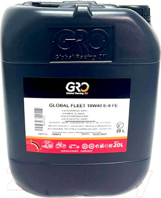 Моторное масло GRO Global Fleet 10W40 E-9 F.E. / 9008153 (20)