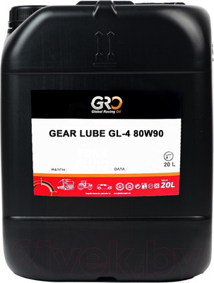 Трансмиссионное масло GRO Gear Lube GL-4 80W90 / 1038953 (20л)