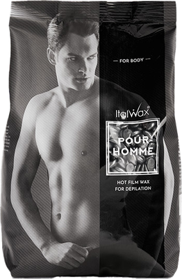 Воск для депиляции ItalWax Для мужчин горячий пленочный в гранулах (500г)