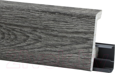 Плинтус Winart Quadro Pro WP048 80мм Дуб Макиато (2м, с тиснением)