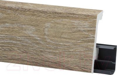 Плинтус Winart Quadro Pro WP049 80мм Дуб Петровский (2м, с тиснением)