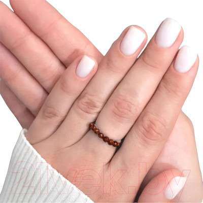 Кольцо Wolves Авантюрин 5076 (р.23-24, коричневый)