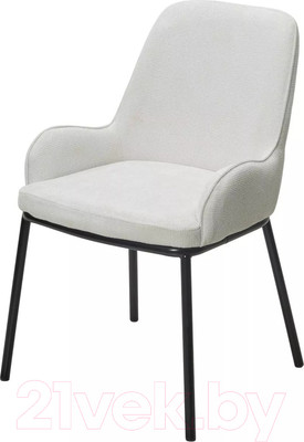 Стул M-City Brio / 629M05643 (cato-01 белый фактурная ткань/черный)