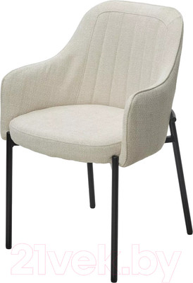 Стул M-City Wilson / 629M05430 (daly-02 светло-бежевый ткань/черный)