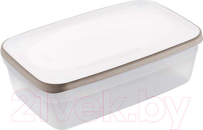 Емкость для хранения Stefanplast 01361 (прозрачный/белый/светло-серый)