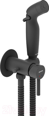 Гигиенический душ со смесителем Damixa Option 211000300 (черный)