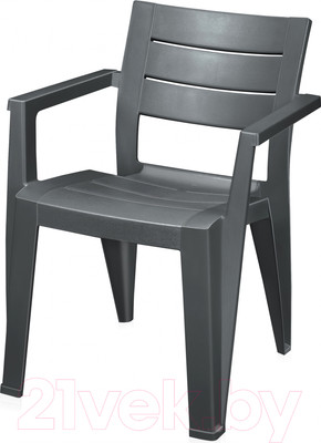 Стул пластиковый Эльфпласт Palermo / ЕР635 (графитовый)