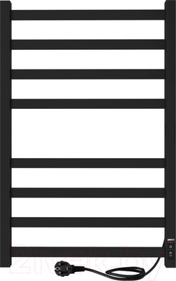 Полотенцесушитель электрический ProHeat Quadro 50х80 (терморегулятор, таймер, черный муар)