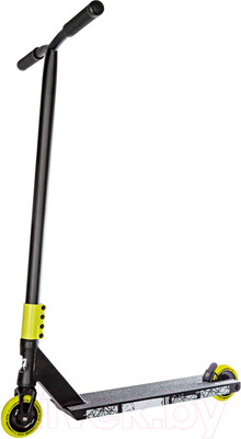 Самокат трюковый Novatrack Crow 10 / 100A.CROW10.BK24 (черный/зеленый)