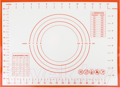 Коврик для теста Nouvelle С разметкой / 9904429 