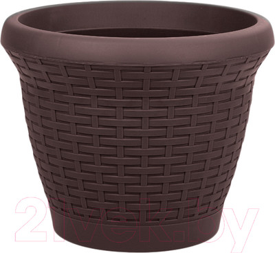 Кашпо Serinova Rattan №2 / 20-HS0211102-200100 (антрацит)