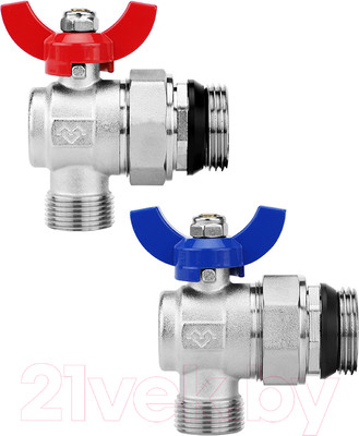 Комплект кранов для инженерного подключения Varmega НР 1x3/4" / VM15956