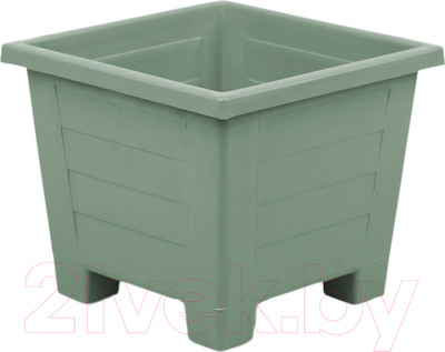 Кашпо Serinova Квадратный №4 / 20-S42010103-200100 (темно-зеленый)