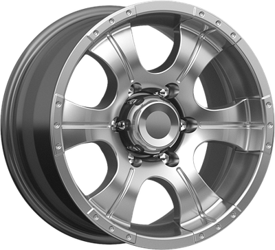 Литой диск K&K Байконур 15x7" 6x139.7мм DIA 108.5мм ET -5мм Дарк платинум