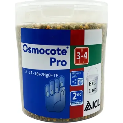 Удобрение Osmocote Про 19-9-10+2MgO+TE 3-4М (1кг)