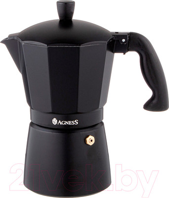 Гейзерная кофеварка Agness 944-011