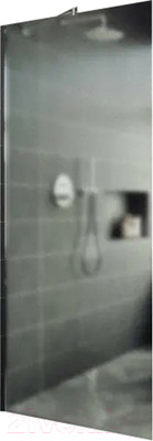 Душевая стенка MaybahGlass 195x79 / MGD-700-5у (сатин стекло/хром матовый)