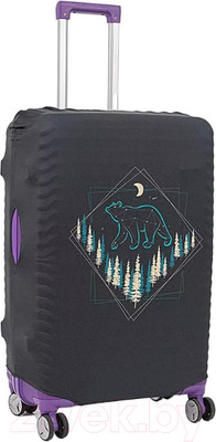 Чехол для чемодана Grott 210-LCS941-L-DCL (черный)