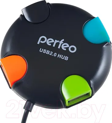 USB-хаб Perfeo PF-VI-H020 / PF_4283 (черный)