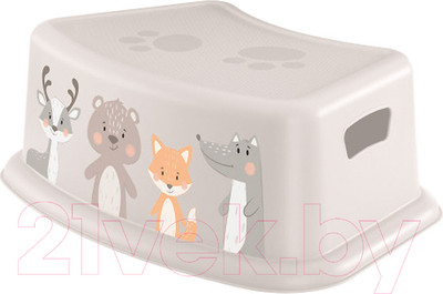 Табурет-подставка Пластишка 431316534  (светло-бежевый)