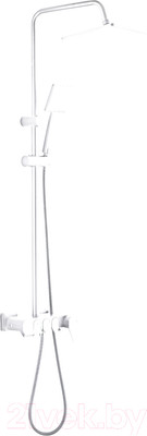 Душевая система со смесителем Ekko E2506-8 (белый матовый)