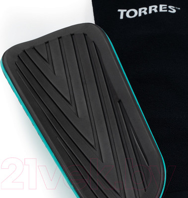 Щитки футбольные Torres Pro FS2308 (M, черный/бирюзовый)