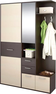 Секция в прихожую Stolline Диана / СТЛ.279.11 (дуб феррара/дуб кремона)