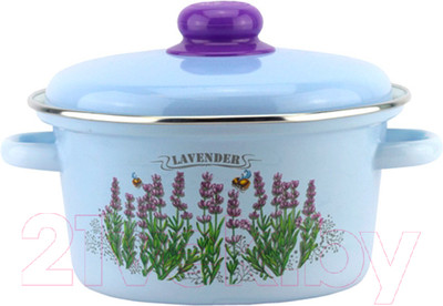 Кастрюля Эмаль Лаванда-Г 01-1610/4
