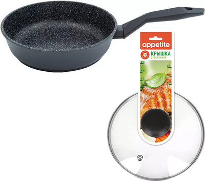 Сковорода Виктория Diamond Induction АЛА 280 (D0028) (с крышкой)